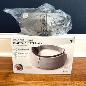 NEW Sharper Image Realtouch Eye Mask Hot + Cold Massager